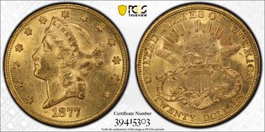 1877 $20 MS61
