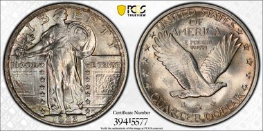 1923 25C MS66