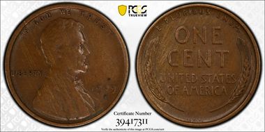 1909-S VDB 1C XF40BN