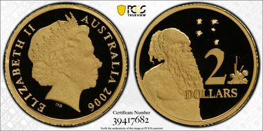 2006 $2 Old Bust Au PR70DCAM