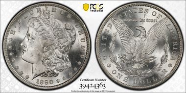 1890-S $1 MS65