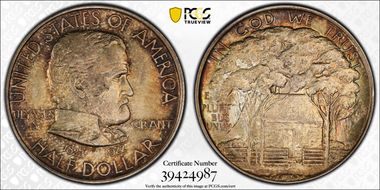 1922 50C Grant MS65