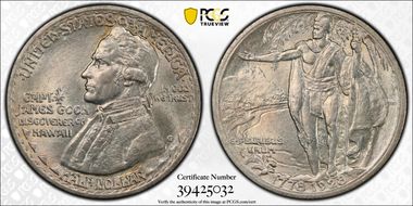 1928 50C Hawaiian MS63