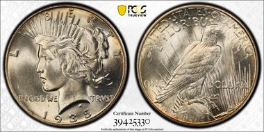 1935 $1 MS65