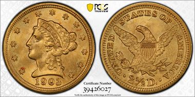 1903 $2.50 MS64