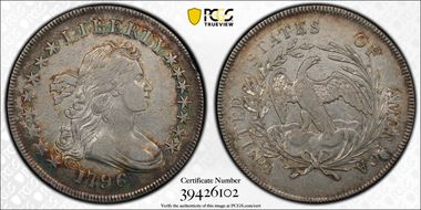 1796 $1 BB-65 XF45