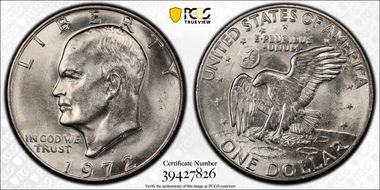 1972-D $1 MS66