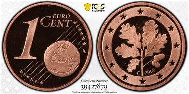 2006-F € 0.01 PR69DCAM