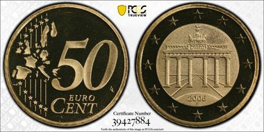 2006-F € 0.50 PR69DCAM