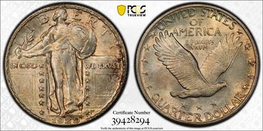 1929 25C MS65FH