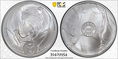 2020 5 Rand The Big Five - Rhino First Strike MS70