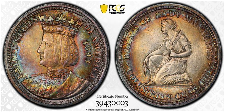 Cert 39430003 - Coin Image