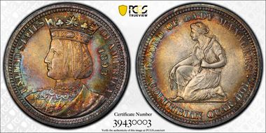 1893 25C Isabella MS66