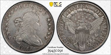 1799 $1 BB-159 VF30