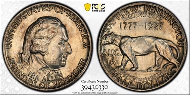 1927 50C Vermont N1