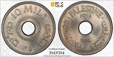 1934 10 Mil MS65