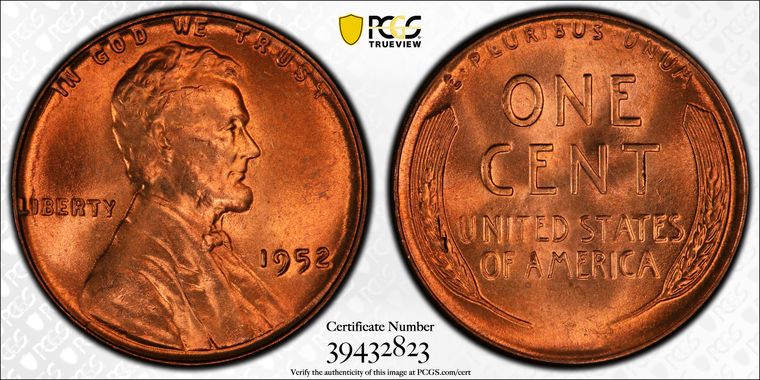 Cert 39432823 - Coin Image