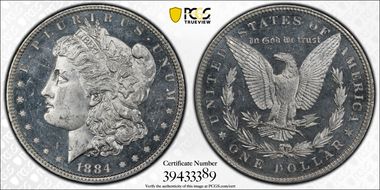 1884 $1 MS64DMPL