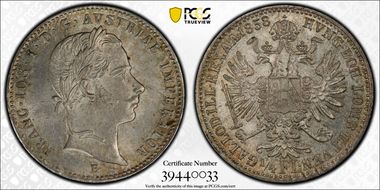 1858-B 1/4 Fl MS63