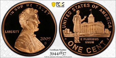 2009-S 1C Lincoln-Professional PR69DCAM