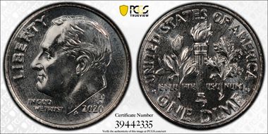 2020-D 10C Early Find MS65FB