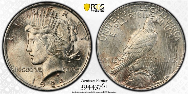 Cert 39443761 - Coin Image