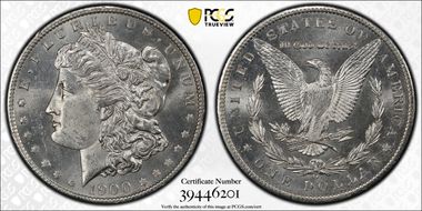 1900-O $1 VAM 15, Doubled Stars MS64