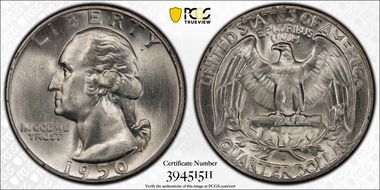 1950-S 25C DDR, FS-801 MS65