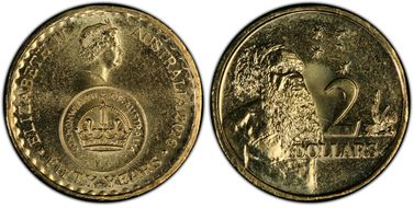 2016 $2 50 Yrs Decimal Currency MS69
