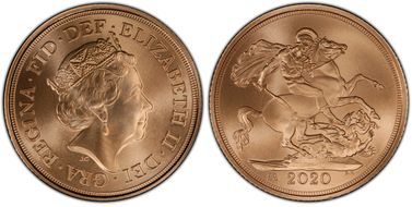 2020 Sov George III Privy MS70