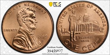 2009-D 1C Lincoln-Professional Satin Finish SP69RD