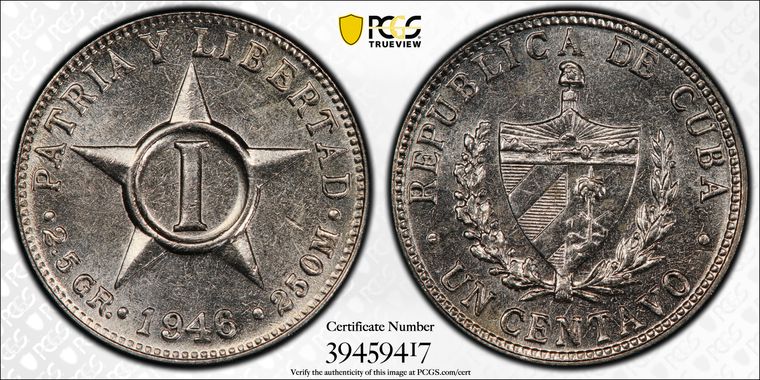 Cert 39459417 - Coin Image