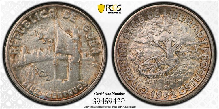 Cert 39459420 - Coin Image