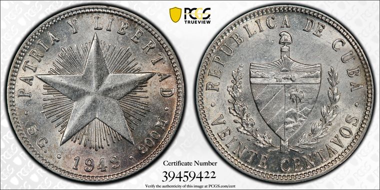 Cert 39459422 - Coin Image