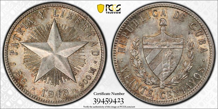 Cert 39459423 - Coin Image