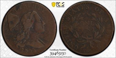 1794 1C S-41, Abrupt Hair F12BN