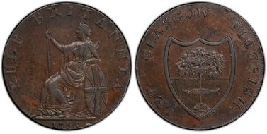 1795 Tk 1/2D DH-6 Lanarkshire, Glasgow AU53BN