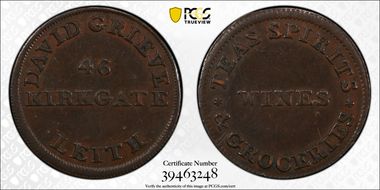 (c.1790) Tk 1/4D DH-147 Lothian, Leith AU50BN