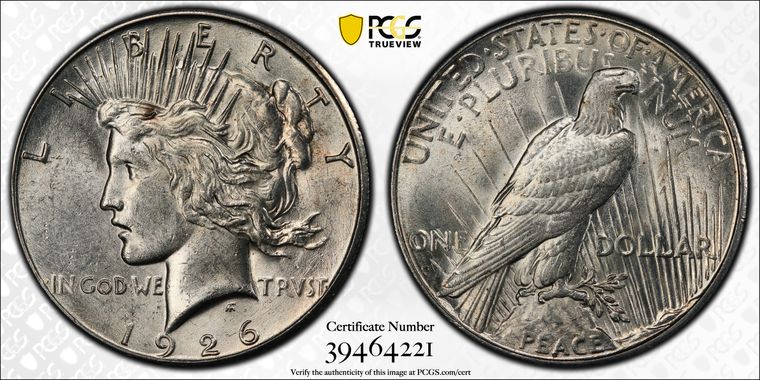 Cert 39464221 - Coin Image