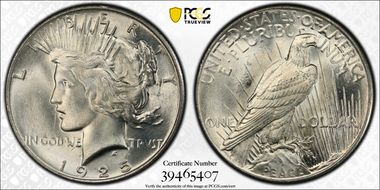 1925 $1 MS66