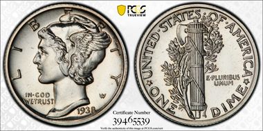 1938 10C PR66