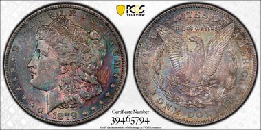 1879-S $1 Reverse of 1878 AU55