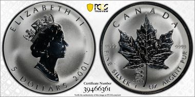 2001 $5 ML Snake Privy SP68