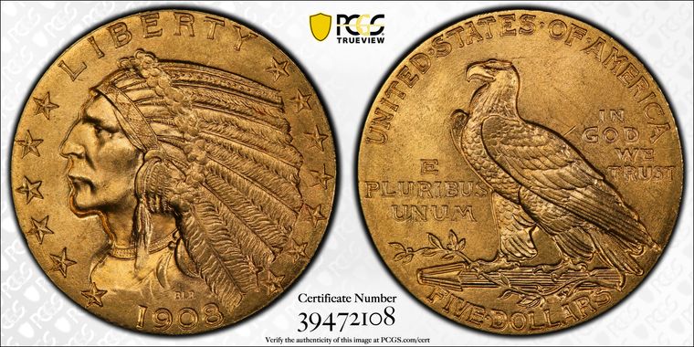 Cert 39472108 - Coin Image