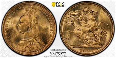 1893-S Sov S-3868C Jubilee Head MS64