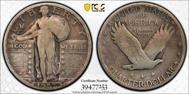 1927-S 25C G6