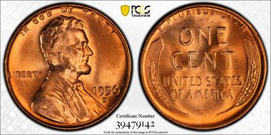 1956-D 1C MS66RD
