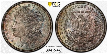 1921-D $1 MS66+