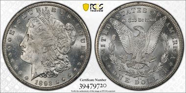 1893-CC $1 MS63