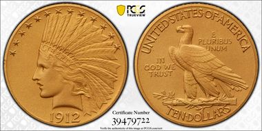 1912 $10 PR65
